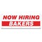 Signmission Now Hiring Bakers Banner Apply Inside Accepting Application Single Sided B-120-30197 - alternate 1